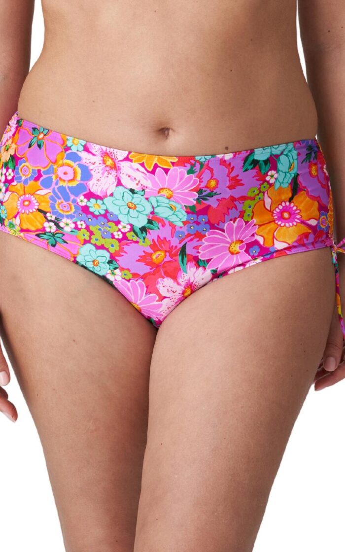 Prima Donna Swim Najac Full Tie Side Bikini Brief - Floral Explosion - M - 12