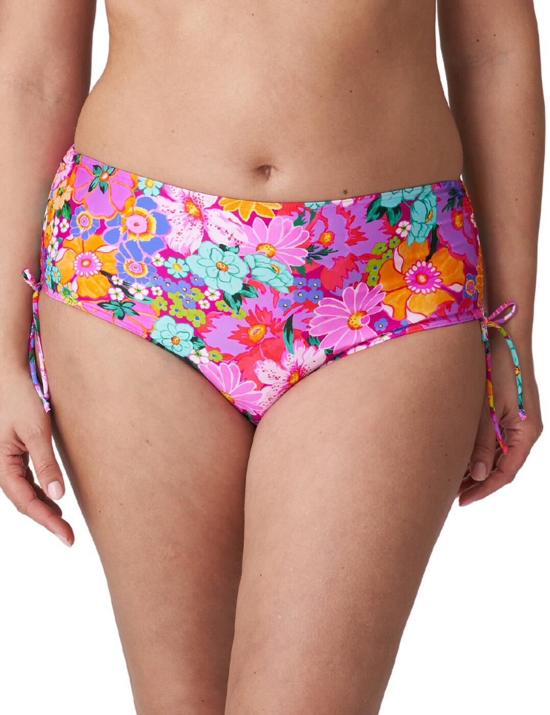Prima Donna Swim Najac Full Tie Side Bikini Brief - Floral Explosion - M - 12