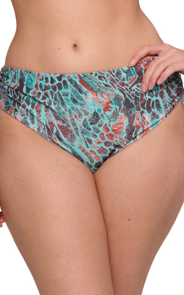 Prima Donna Swim Riyad Full Bikini Brief - Turquoise Seas - M - 12