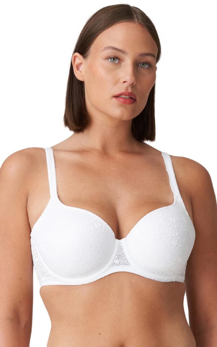 Prima Donna Twist Epirus Padded Heartshape Bra - White - 30E