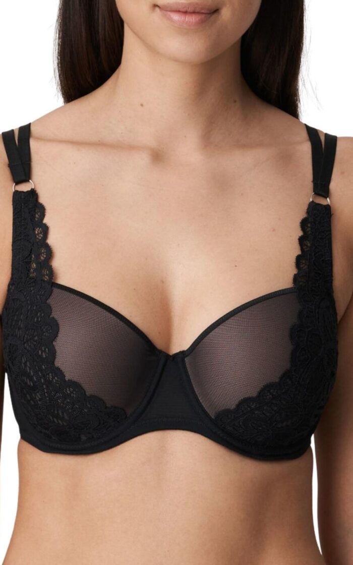 Prima Donna Twist First Night Padded Balcony Bra - Black - 32E