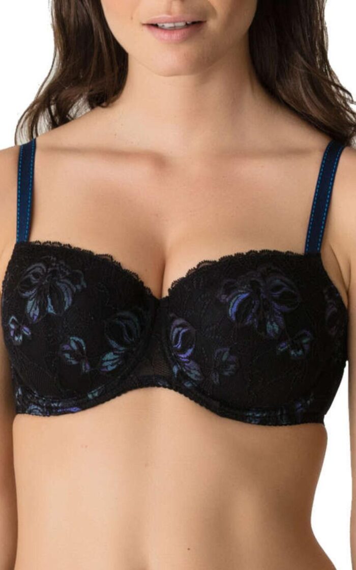 Prima Donna Twist French Kiss Balcony Bra - Black