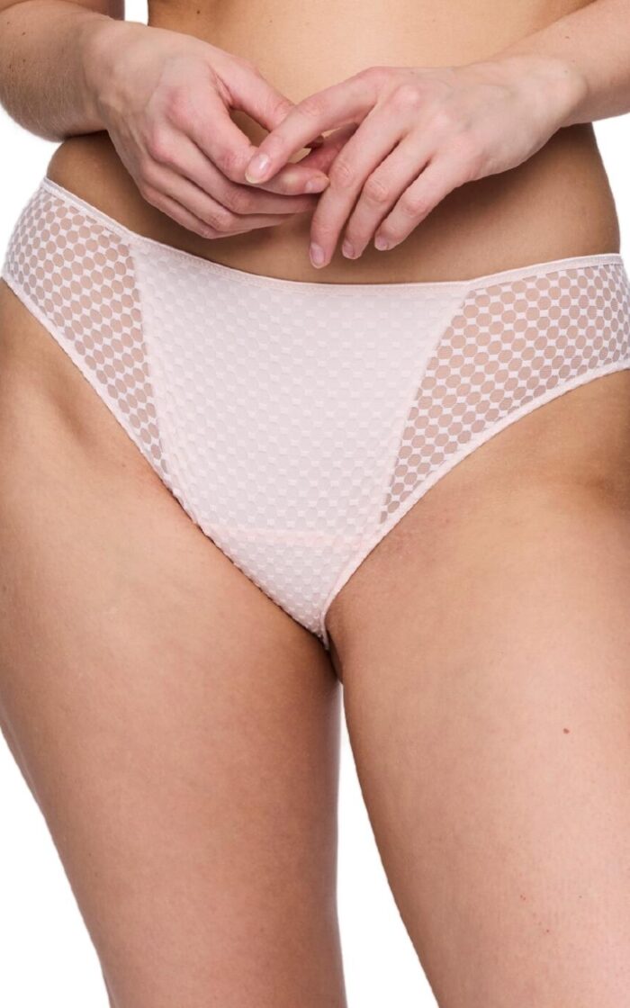 Prima Donna Twist Glass Beach Rio Brief - Crystal Pink - XL - 16