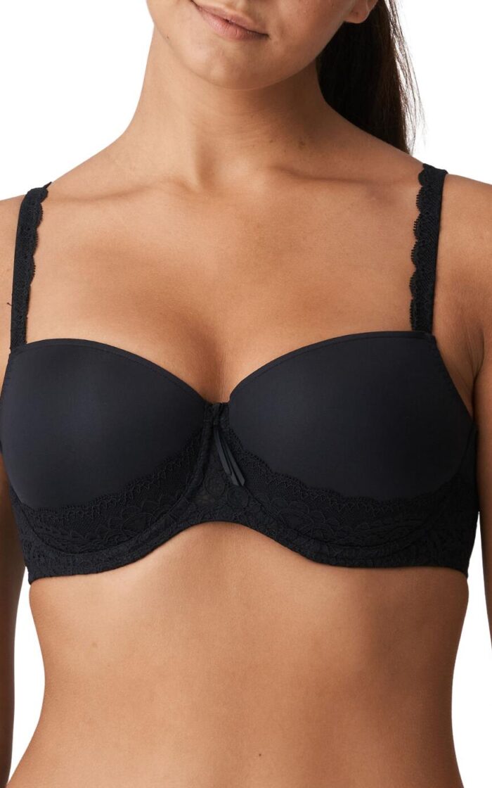 Prima Donna Twist I Do Padded Balcony Bra - Black - 34H