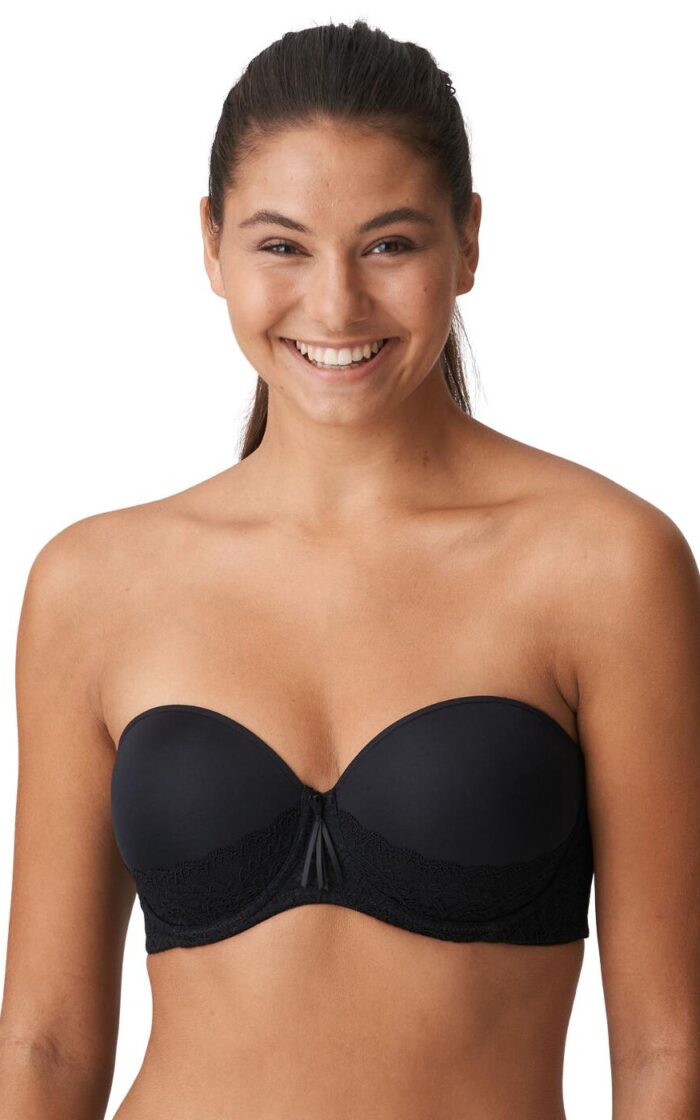 Prima Donna Twist I Do Padded Strapless Bra - Black - 30F