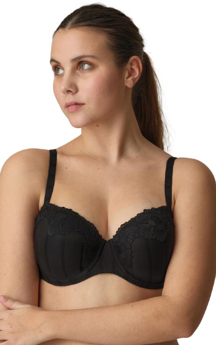 Prima Donna Twist Maldives Padded Balcony Bra - Black - 32G