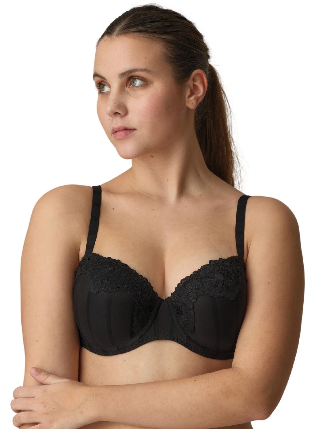Prima Donna Twist Maldives Padded Balcony Bra - Black - 32G
