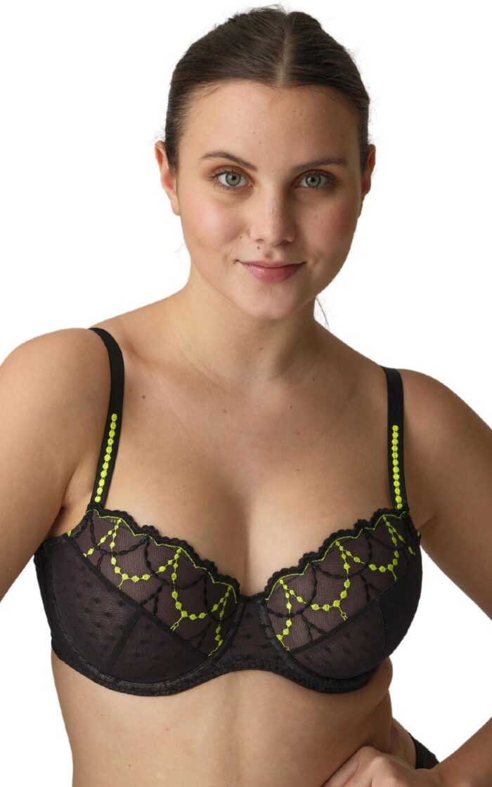 Prima Donna Twist Tepito Padded Balcony Bra - Dark Glow - 32G