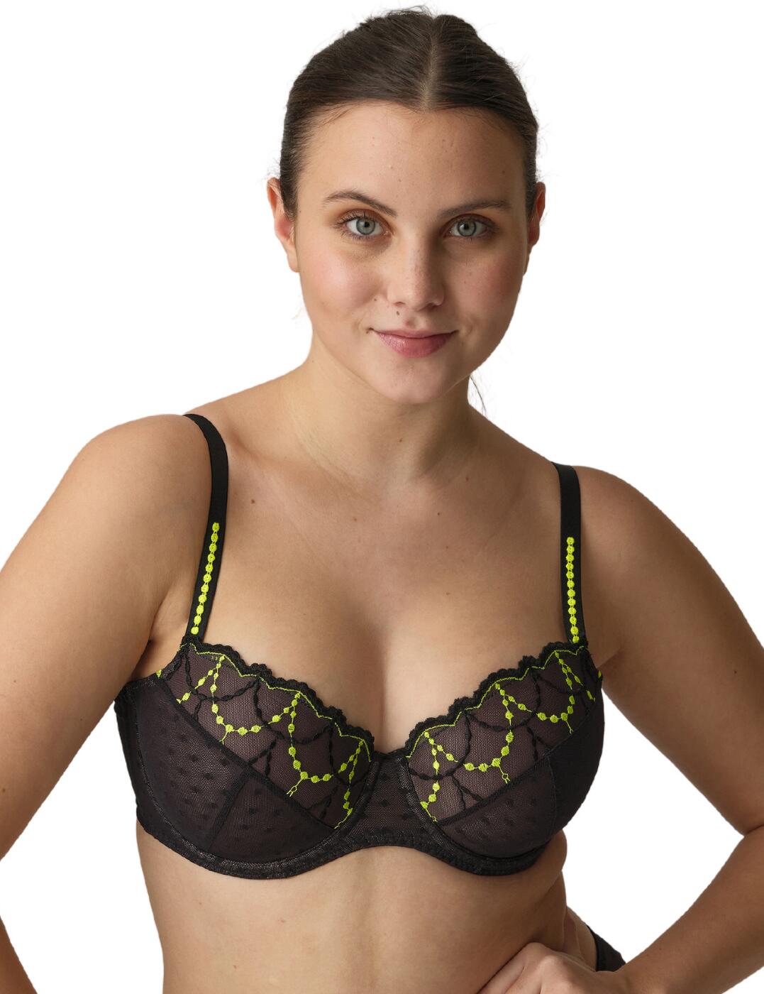 Prima Donna Twist Tepito Padded Balcony Bra - Dark Glow - 32G
