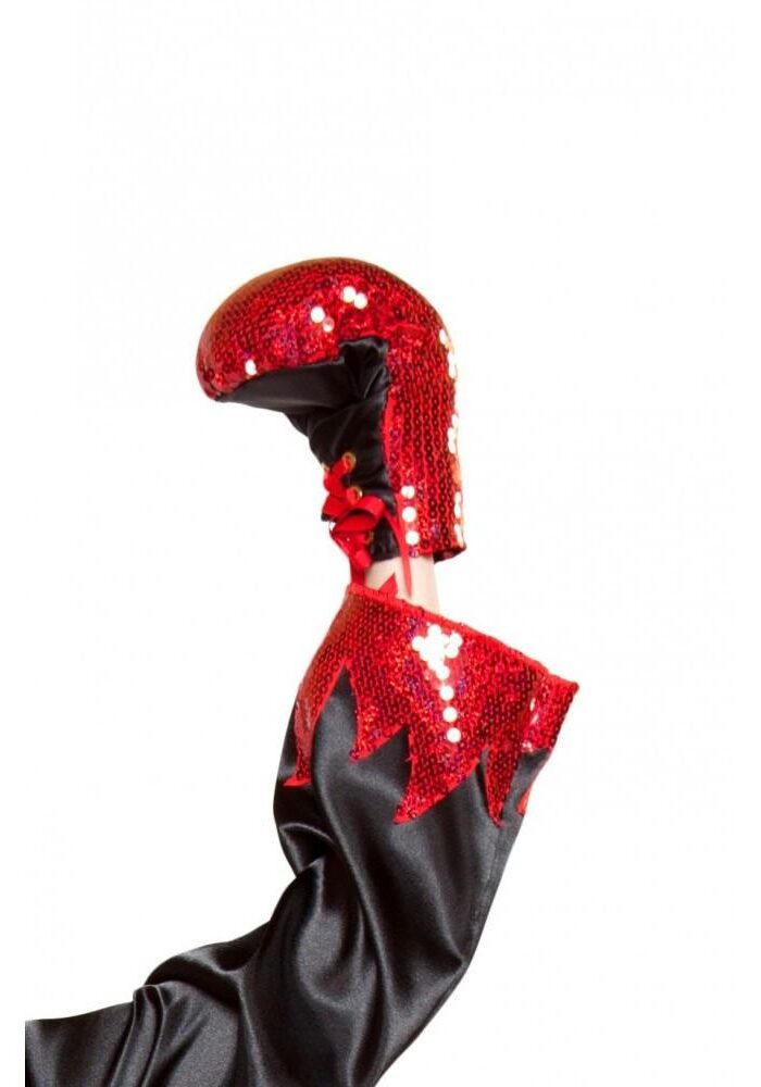 Red Sequin Boxing Gloves