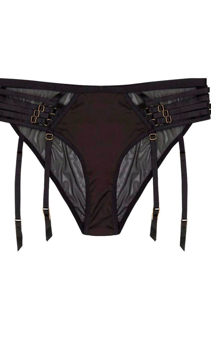 Regalia Delta Garter Belt High Waist Panties