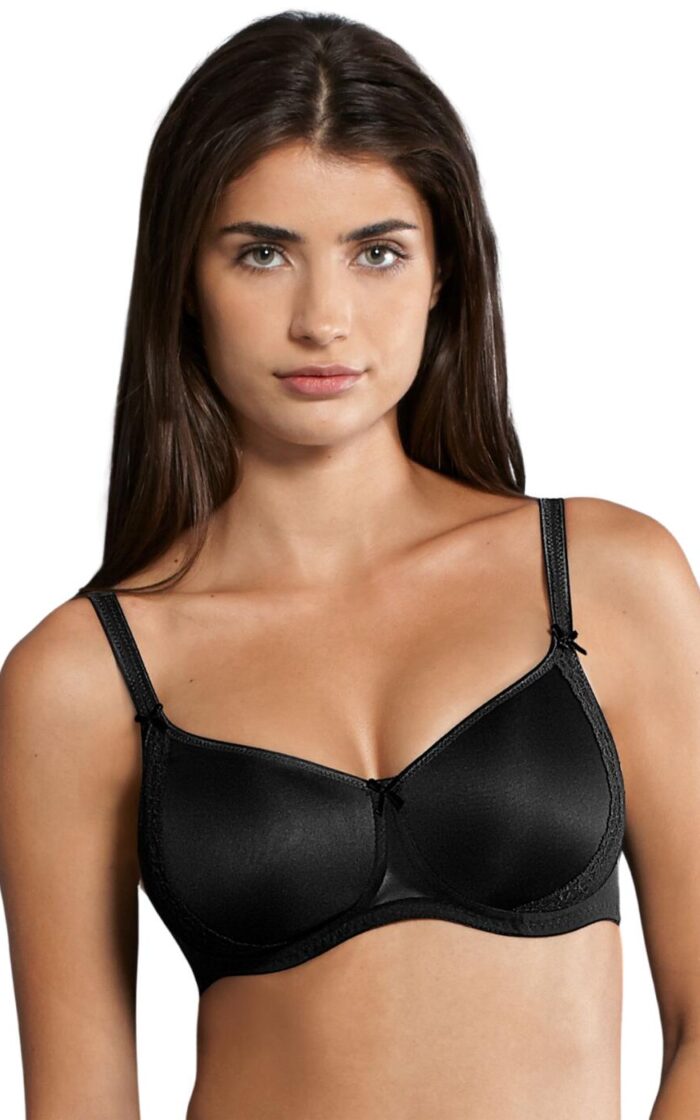 Rosa Faia by Anita Lace Rose Padded Bra - Black