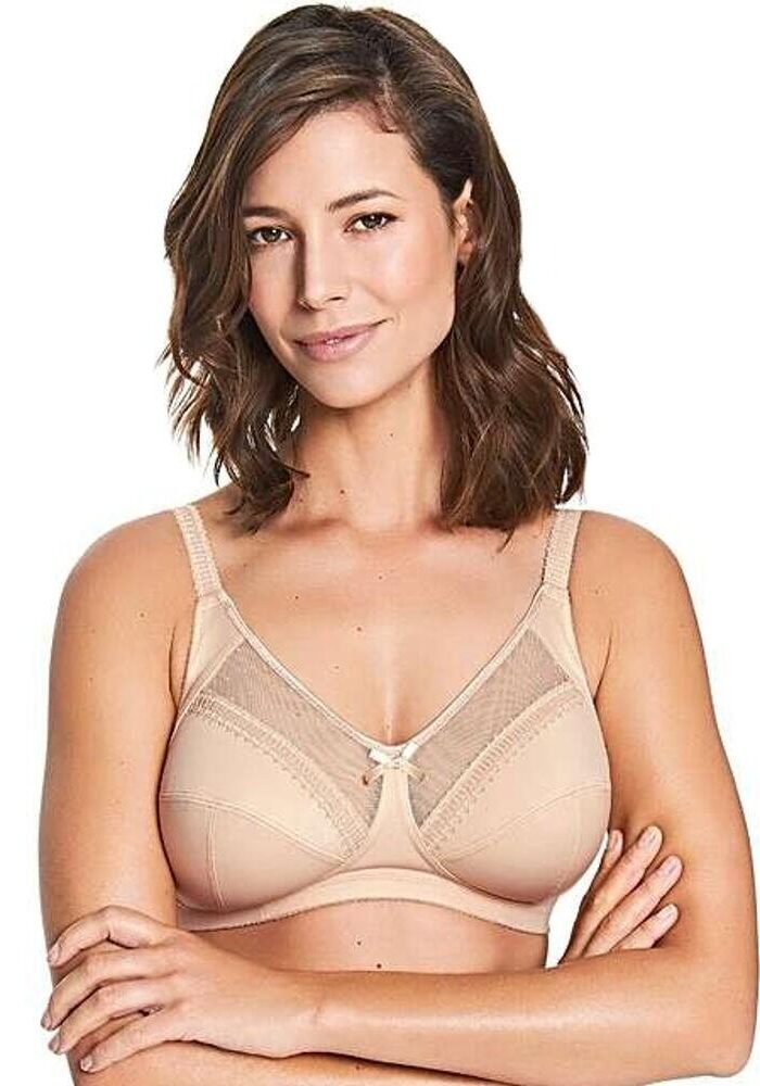 Royce Charlotte Non Wired Support Bra - Skin - 32FF