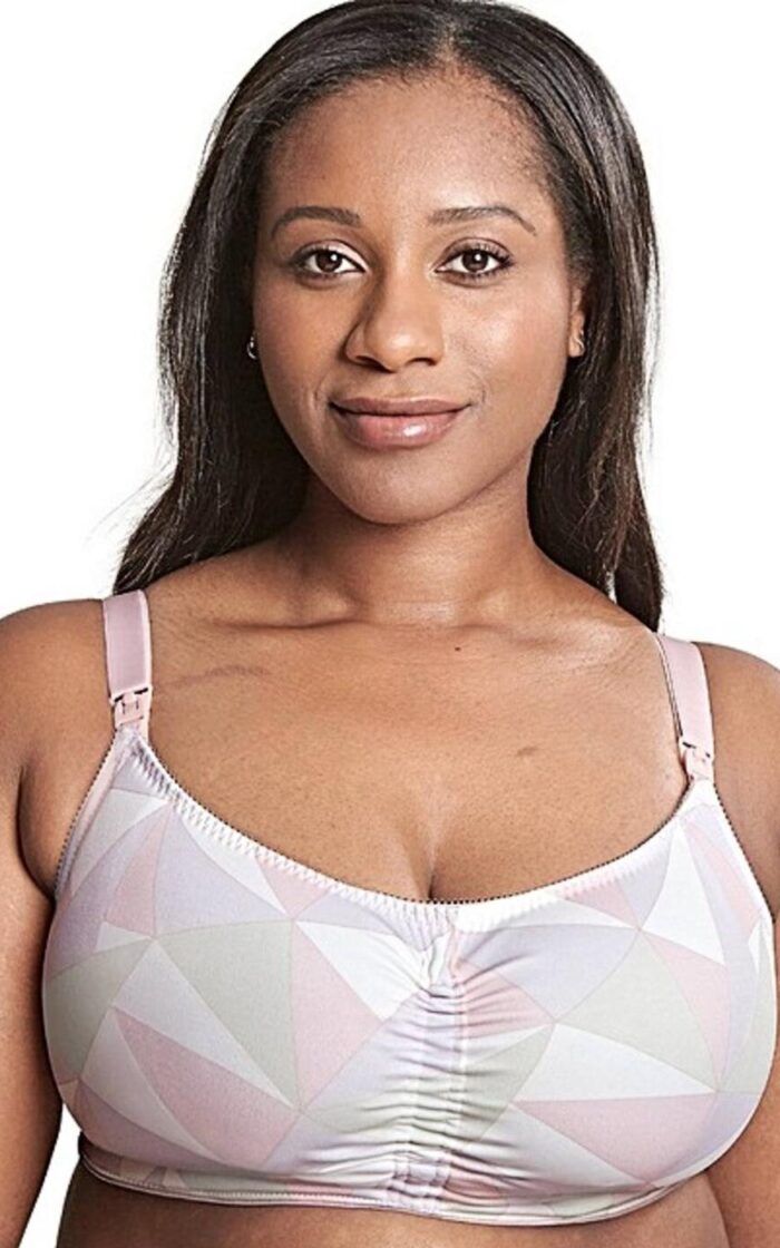 Royce Geo Blossom Nursing Bra - Pink/Lilac - 34C/D/DD