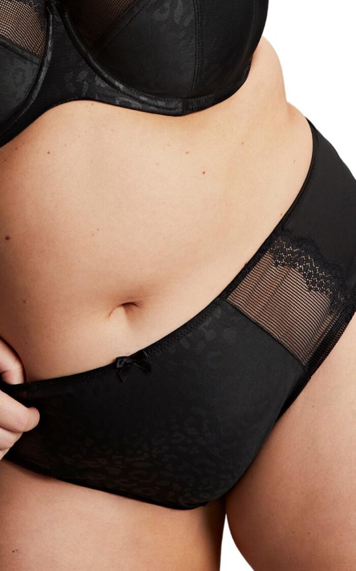 Sculptresse by Panache Esme Deep Brief - Black Animal - L - 14