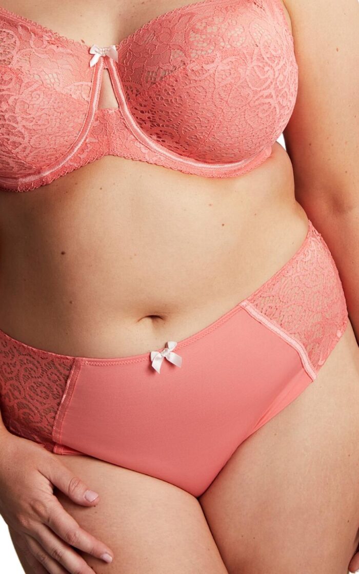 Sculptresse by Panache Estel Deep Brief - Coral - XL - 16