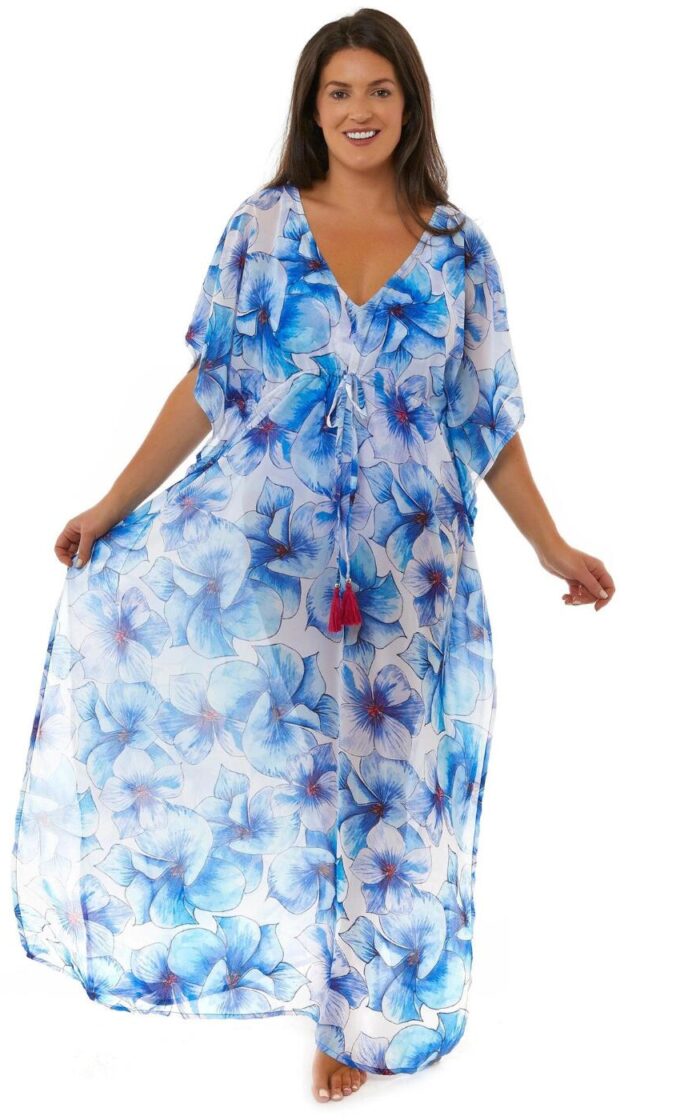 Seaspray Eleanor Maxi Dress - Blue - S/M