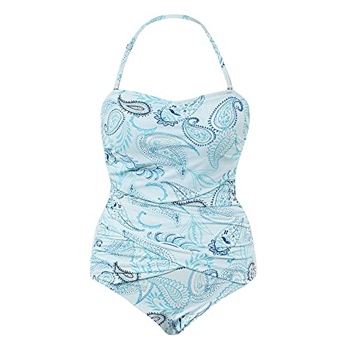 Seaspray Rosalind Bandeau Swimsuit - Aqua - M - 12