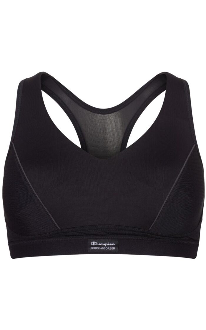 Shock Absorber Pump Padded Sports Bra - Black - 32B