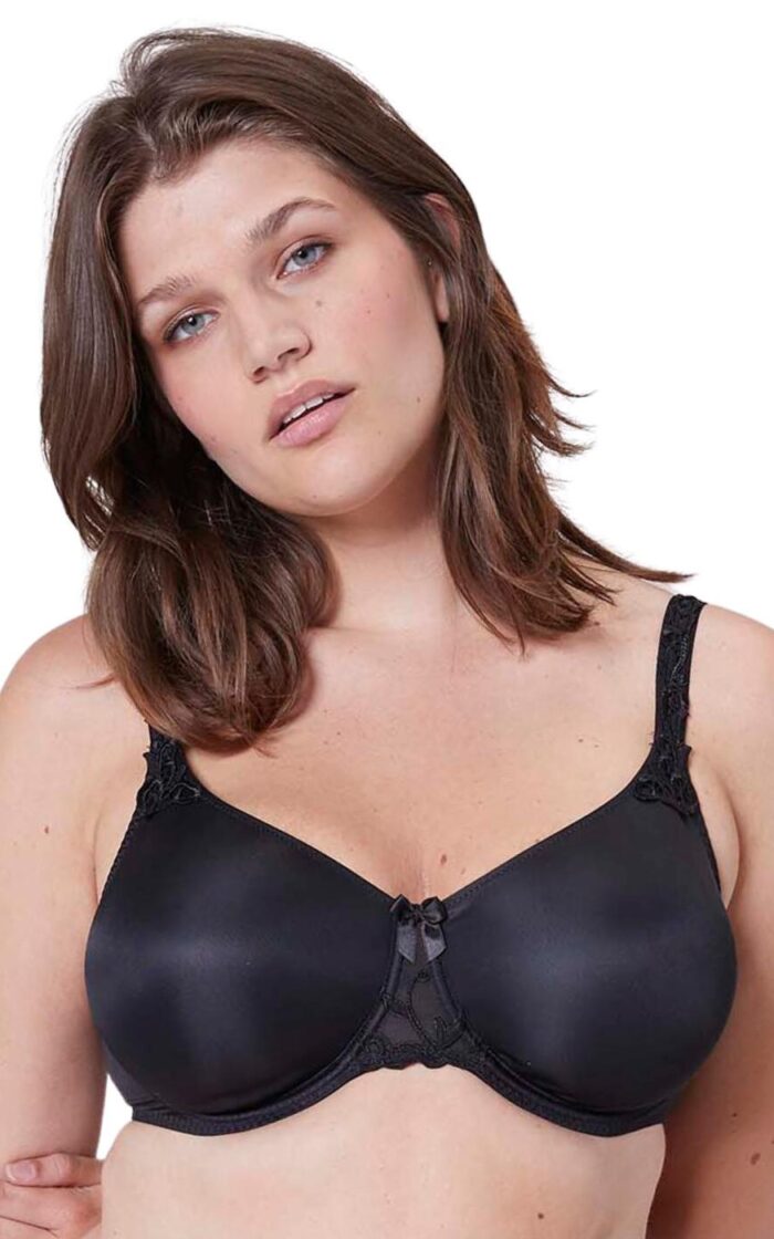 Simone Perele Andora Moulded Seamless Bra - Black - 36G