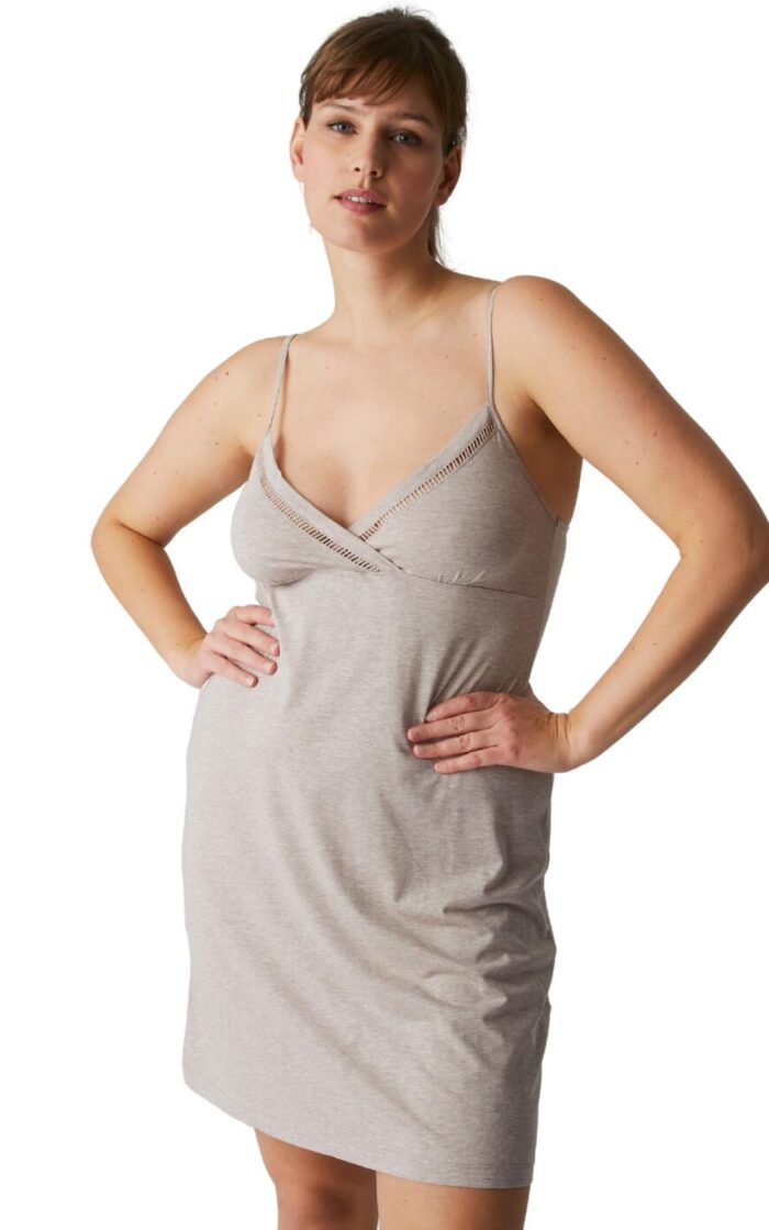 Simone Perele Brume Nightdress - Mottled Beige