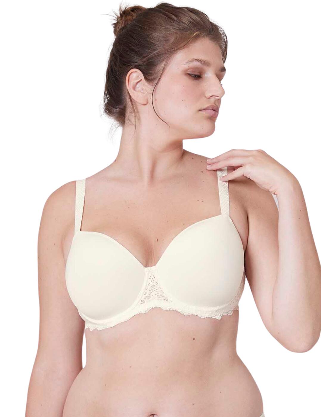 Simone Perele Caresse Spacer Plunge Bra - Natural - 36C