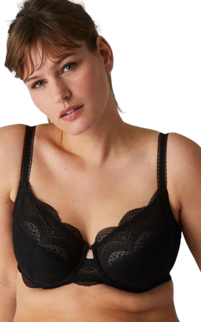 Simone Perele Karma Full Cup Support Bra - Black - 32E