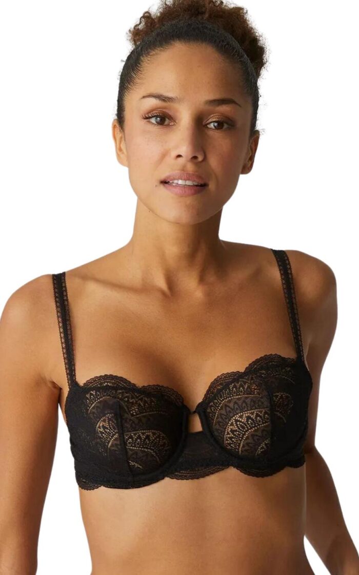 Simone Perele Karma Half Cup Bra - Black - 30F