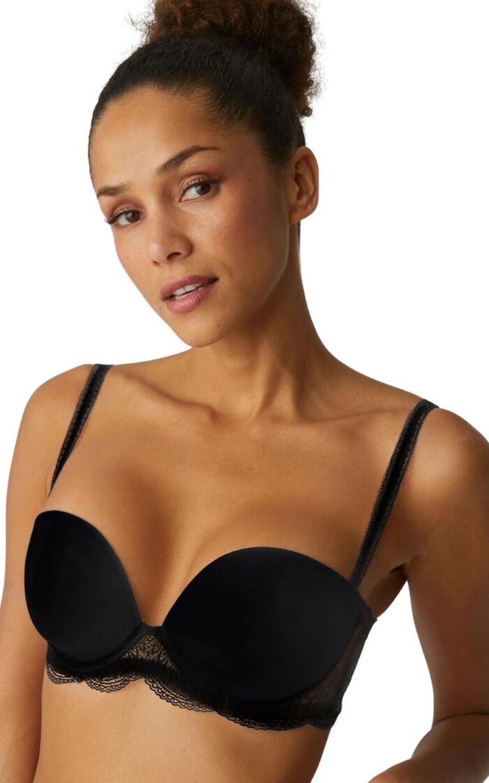 Simone Perele Karma Strapless Plunge Bra - Black - 30F