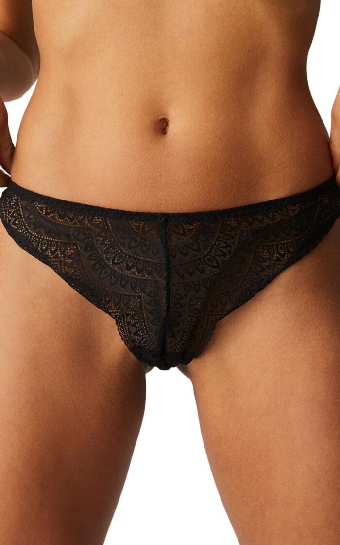 Simone Perele Karma Tanga Brief - Black - XS - 8