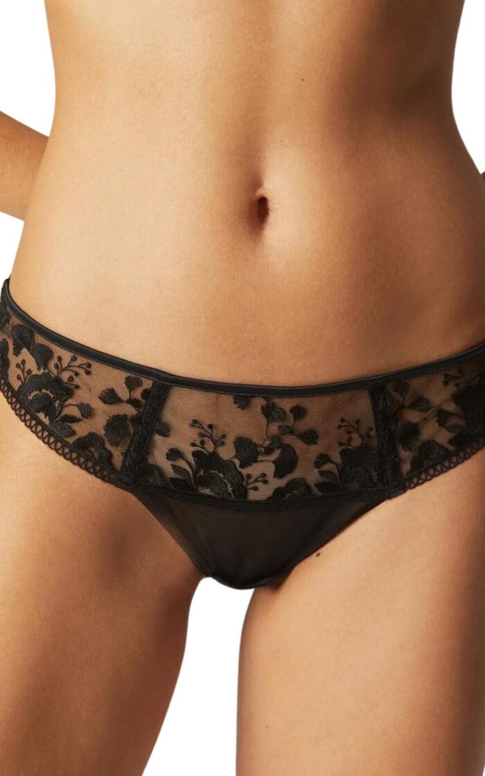 Simone Perele Orphee Tanga Brief - Black - XS - 8