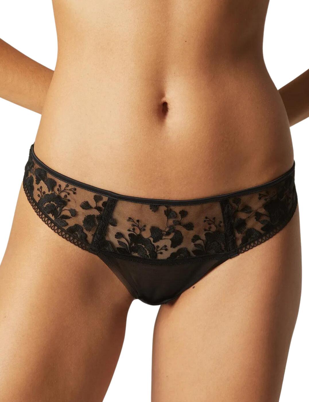 Simone Perele Orphee Tanga Brief - Black - XS - 8