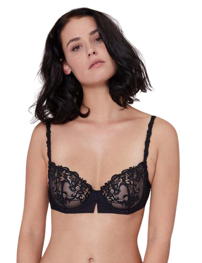 Simone Perele Saga Half Cup Bra - Black - 38B