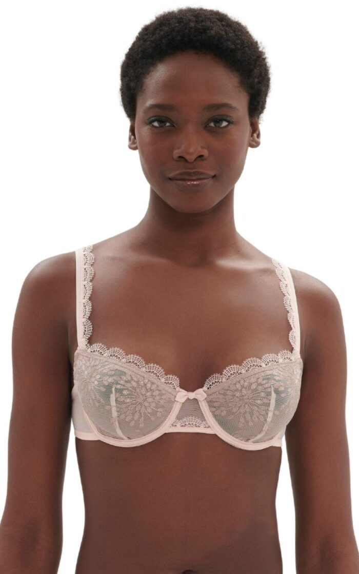 Simone Perele Singuliere Half Cup Bra - Petal Powder - 38C