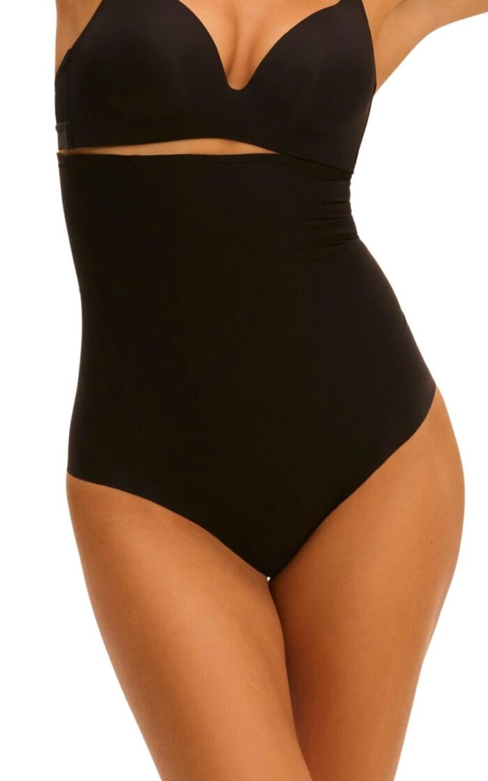 Simone Perele Story High Waist Shaper Brief - Black - XS - 8