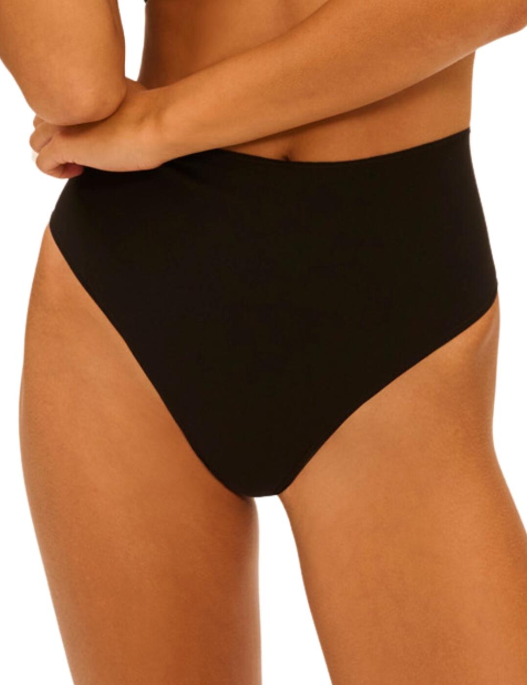 Simone Perele Story High Waist Shaper Thong - Black - XS - 8