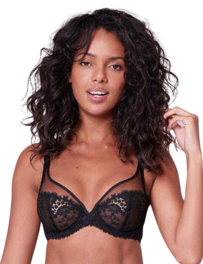 Simone Perele Wish Plunge Bra - Black - 34D