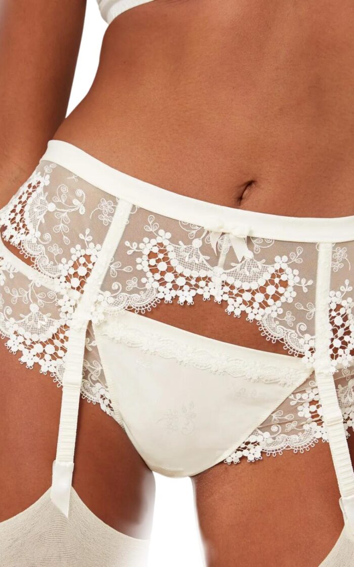 Simone Perele Wish Suspender Belt - Natural - M - 12