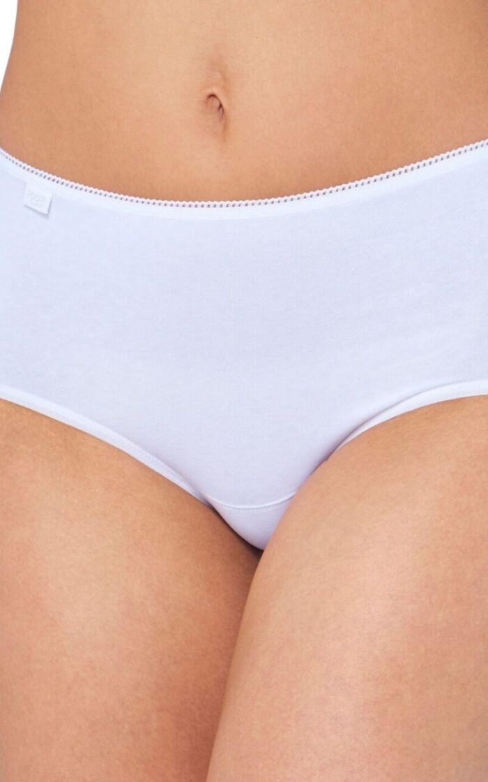 Sloggi 24/7 Cotton Midi Brief 3 Pack - White - 5XL - 24