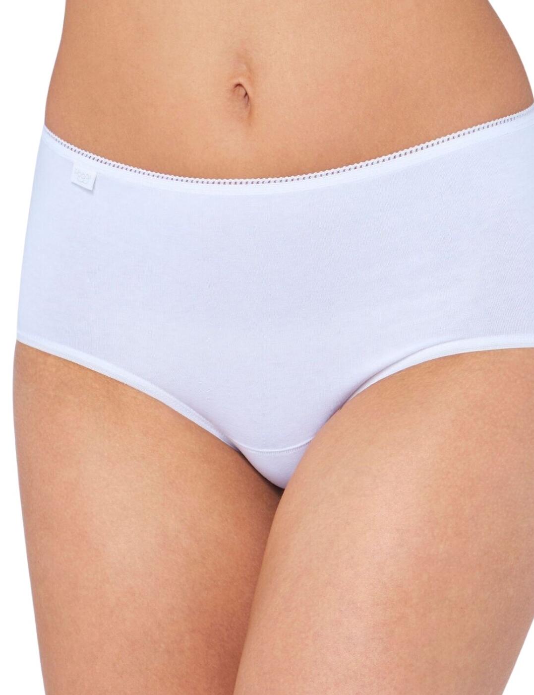 Sloggi 24/7 Cotton Midi Brief 3 Pack - White - 5XL - 24