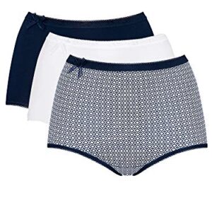 Sloggi Basic Maxi Brief 3 Pack - Blue/Dark Combination - S - 10