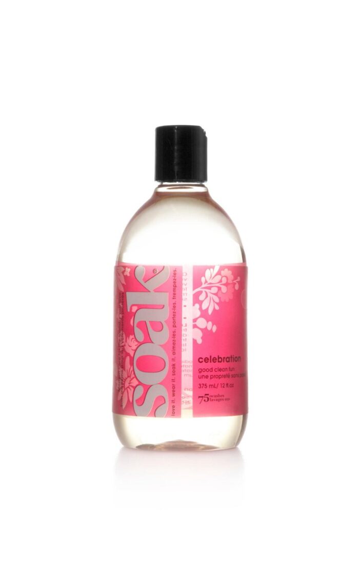 Soak Full Size No Rinse Lingerie & Swimwear Wash - 375ml - Celebration (375ml) - One Size