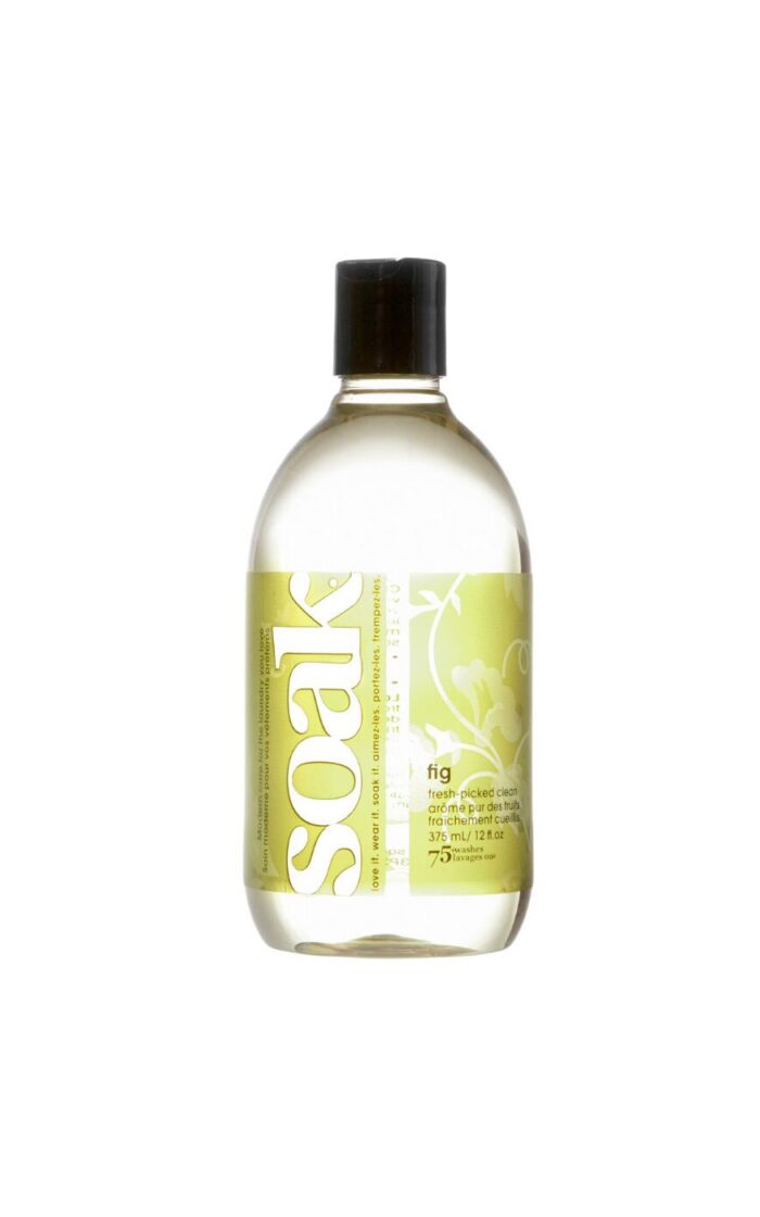 Soak Full Size No Rinse Lingerie & Swimwear Wash - 375ml - Fig (375ml) - One Size