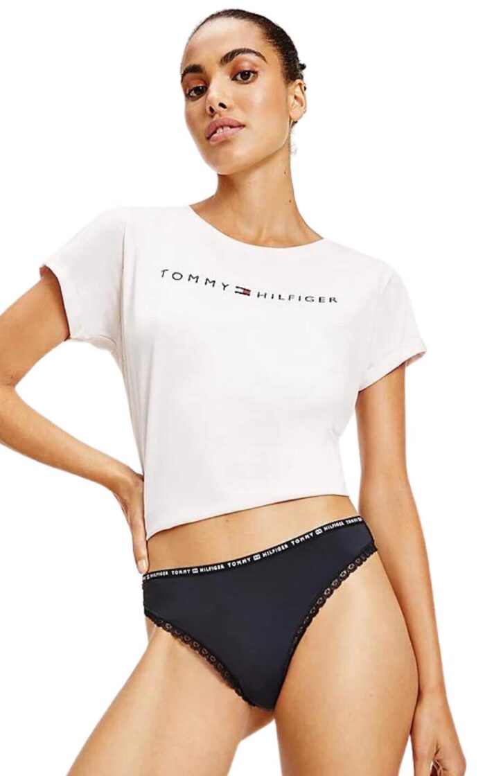 Tommy Hilfiger Hilfiger Lace Thong 3 Pack - Black