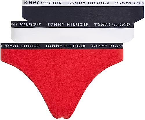 Tommy Hilfiger TH Recycled Essentials Brief 3 Pack - Desert Sky/White/Primary Red