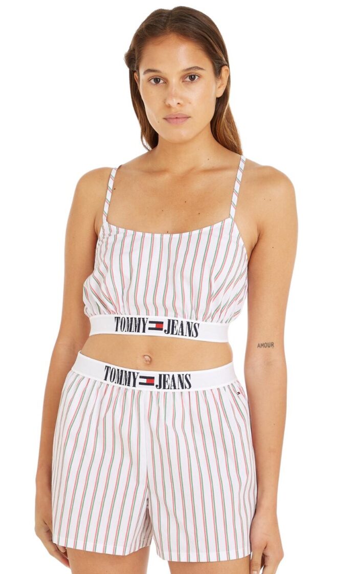 Tommy Hilfiger TJ Archive Pyjama Set - Double Pinstripe - L - 14