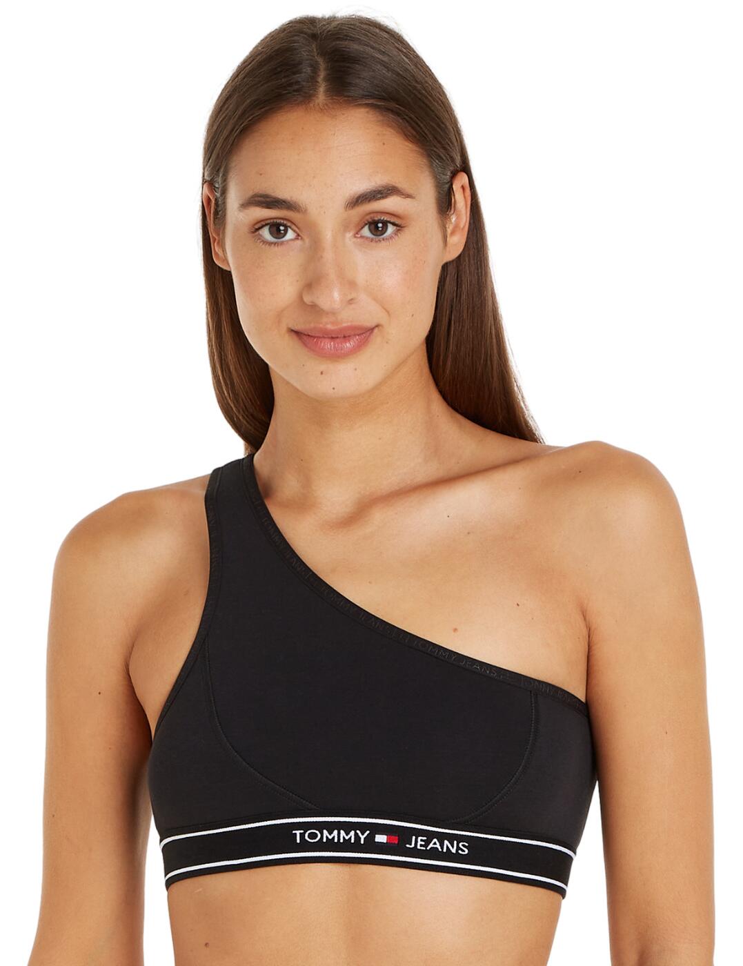 Tommy Hilfiger TJ Asymetric Bralette - Black - XS - 8