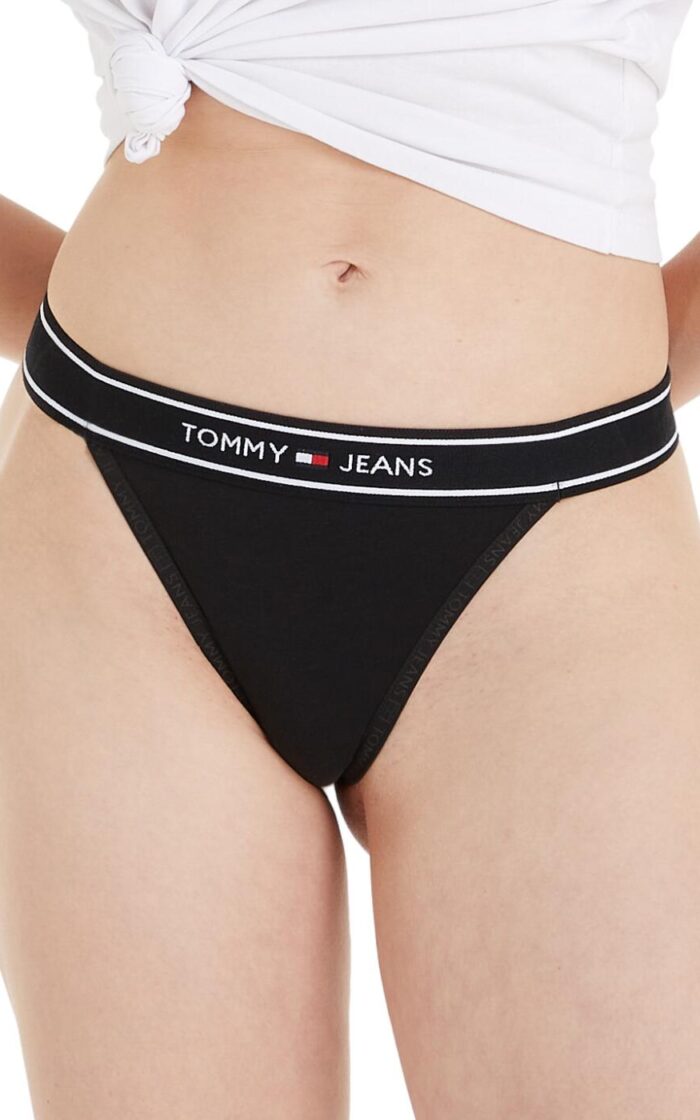 Tommy Hilfiger TJ Tanga Thong - Black - L - 14