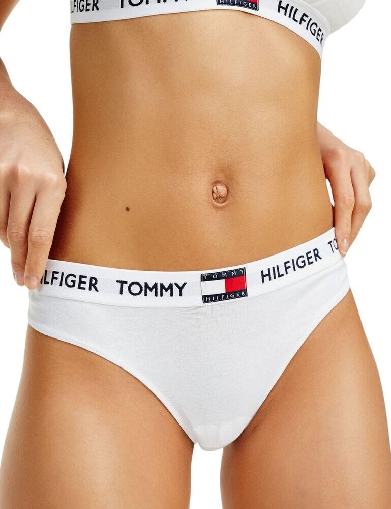 Tommy Hilfiger Tommy 85 Cotton Thong - Classic White - S - 10