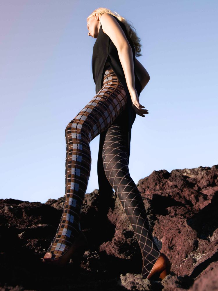 Trasparenze Botein Contrast Leg Fashion Tights